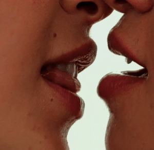 Brazilian sensual kissing