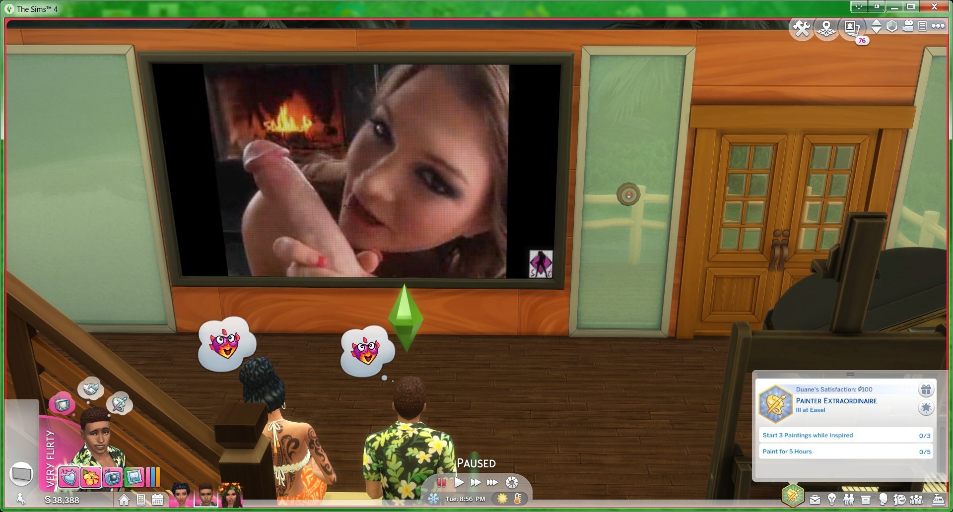 best of Away with peeping thinks sims