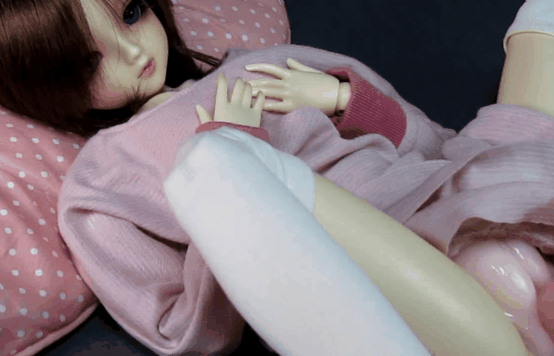 Pink doll bondage