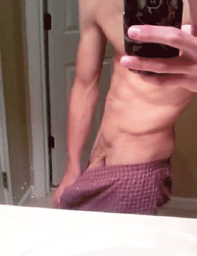 Nude boy selfies