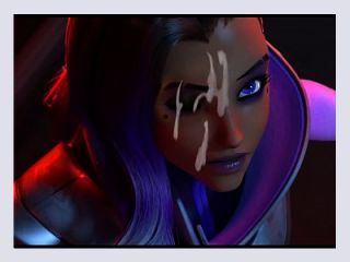 Sombra give lucky nerd fuck behind