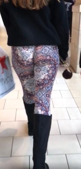 best of Pattern leggings candid