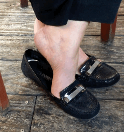 Napoleon reccomend candid feet play nylon black