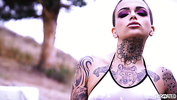Tattooed leigh raven gets