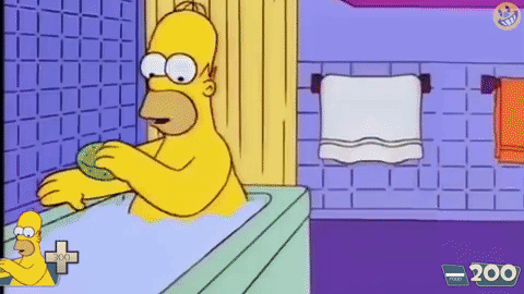 Bart hits homer with chair meme