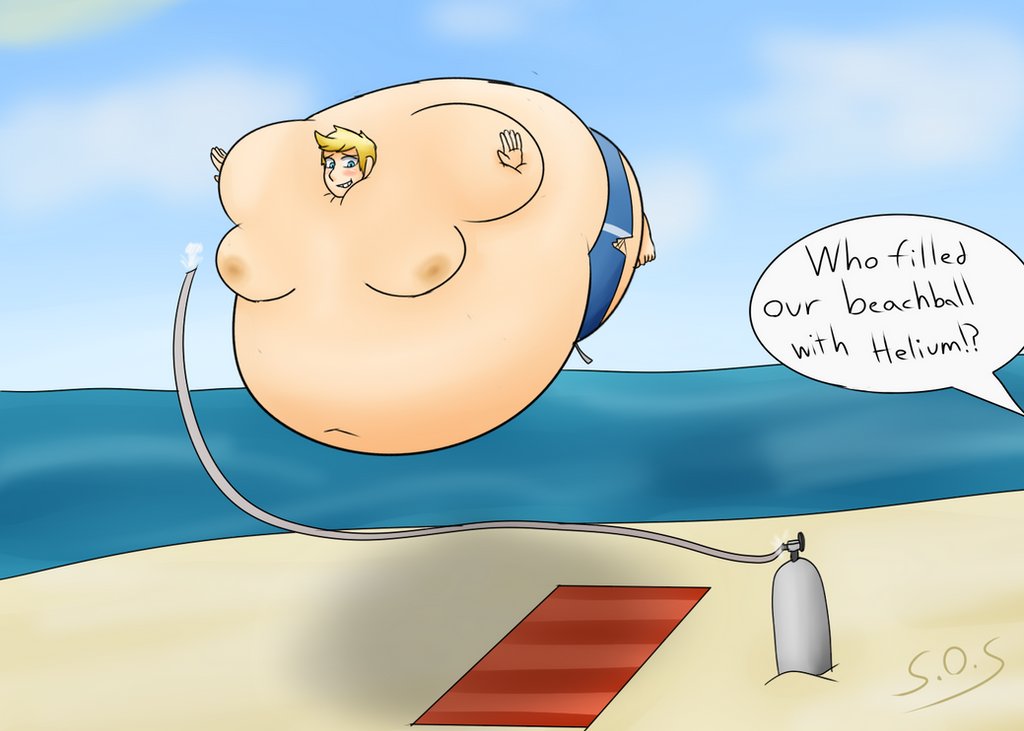 Body inflation into beach ball