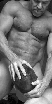Cock muscular daddy fucking some