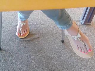 best of Flops girl candid feet flip