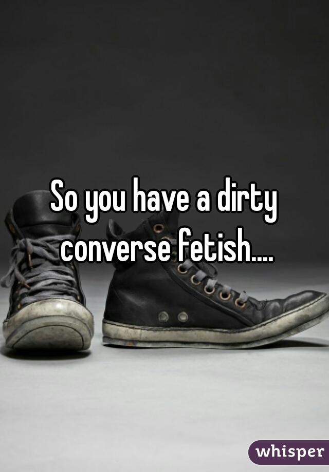 Black converse candid fetish