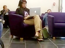 ATV reccomend candid taiwan college library feet