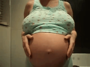 best of Pregnant lesbian helps heavily
