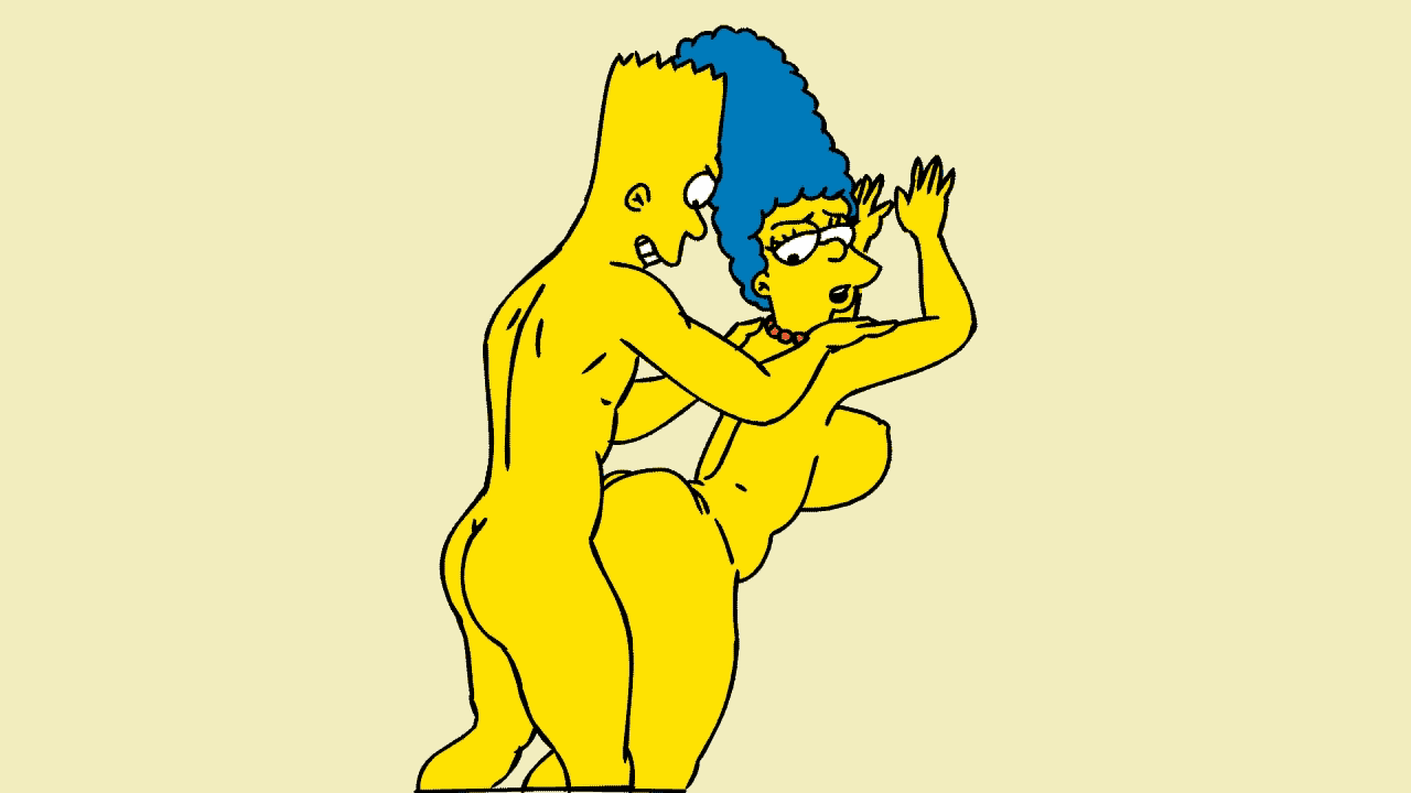 Marge tits homer simpson dick cartoon