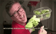 best of King lettuce foot burger number