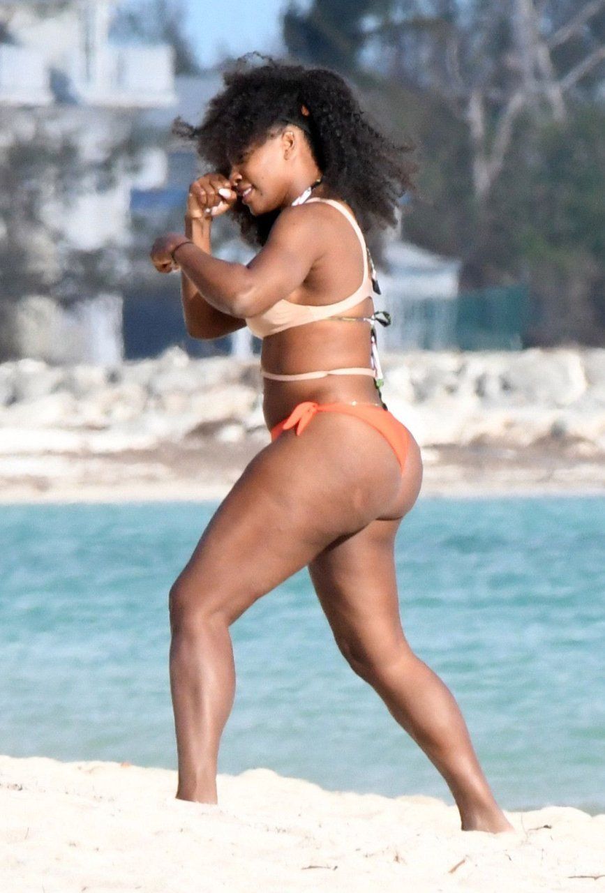 Serena williams getting trey songz bottoms