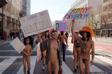 Valentines nude parade